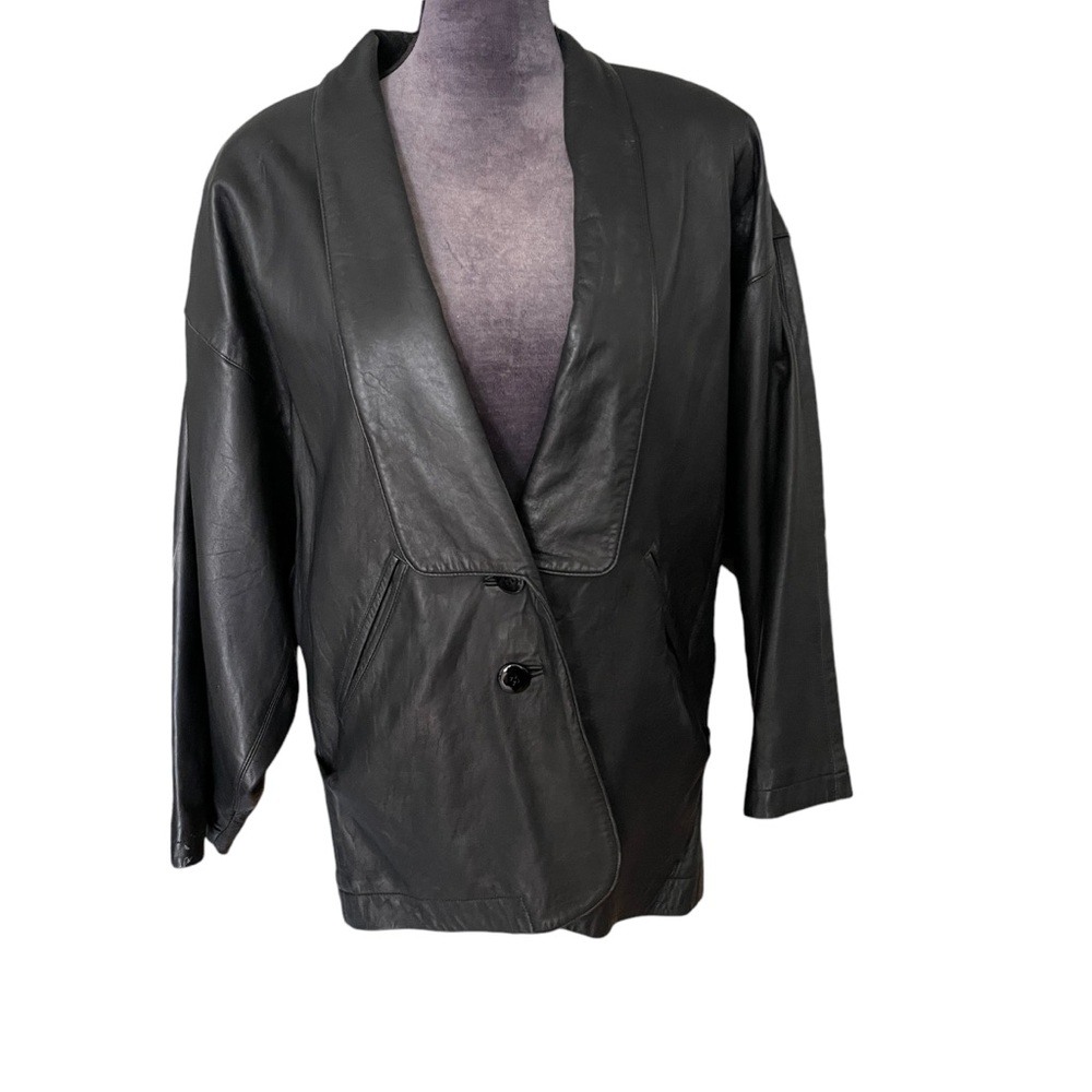 Axis Vintage Womens Leather Jacket Size M‎